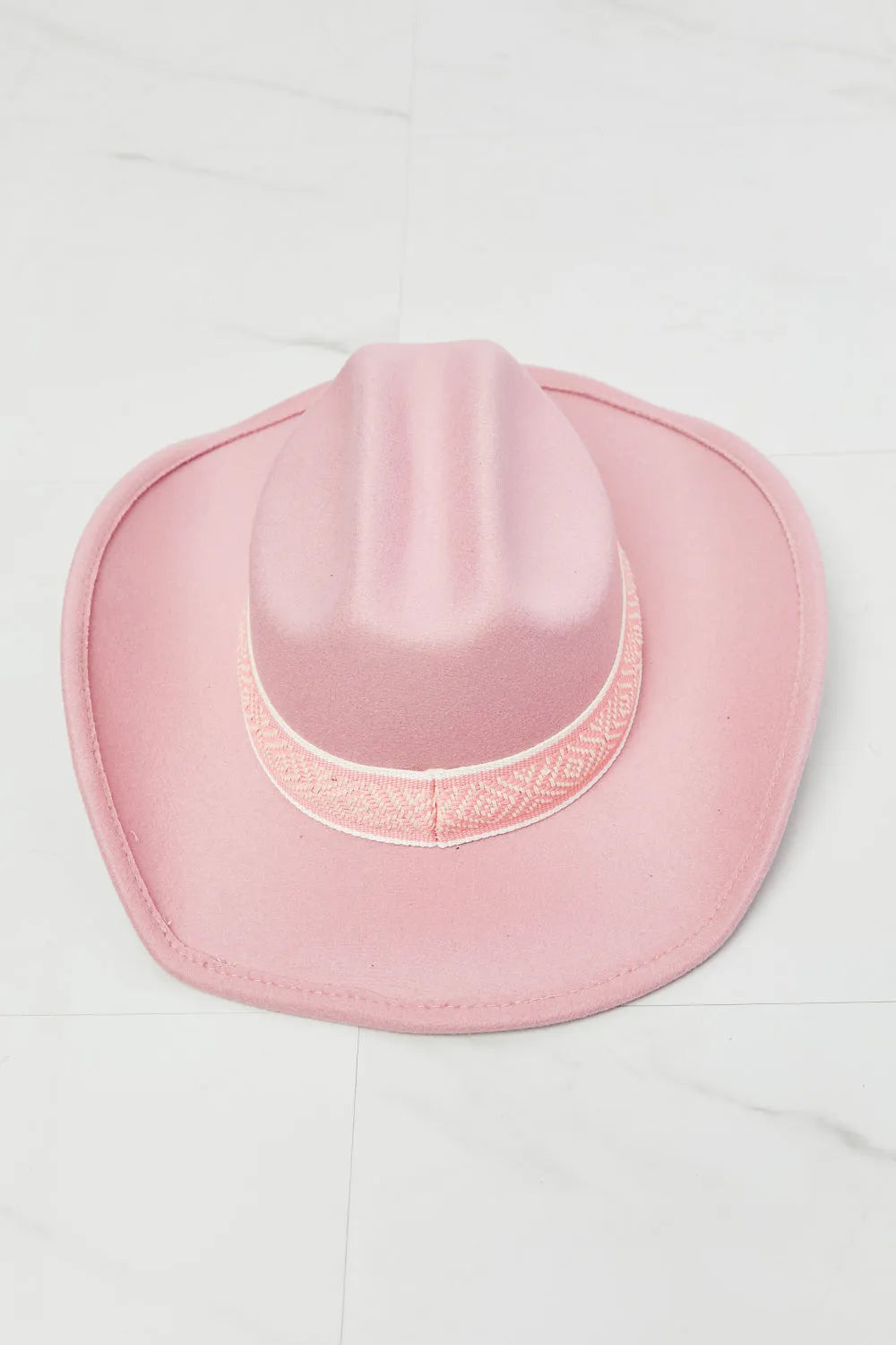 Fame Western Cutie Cowboy Hat in Pink - Wellen Fashion