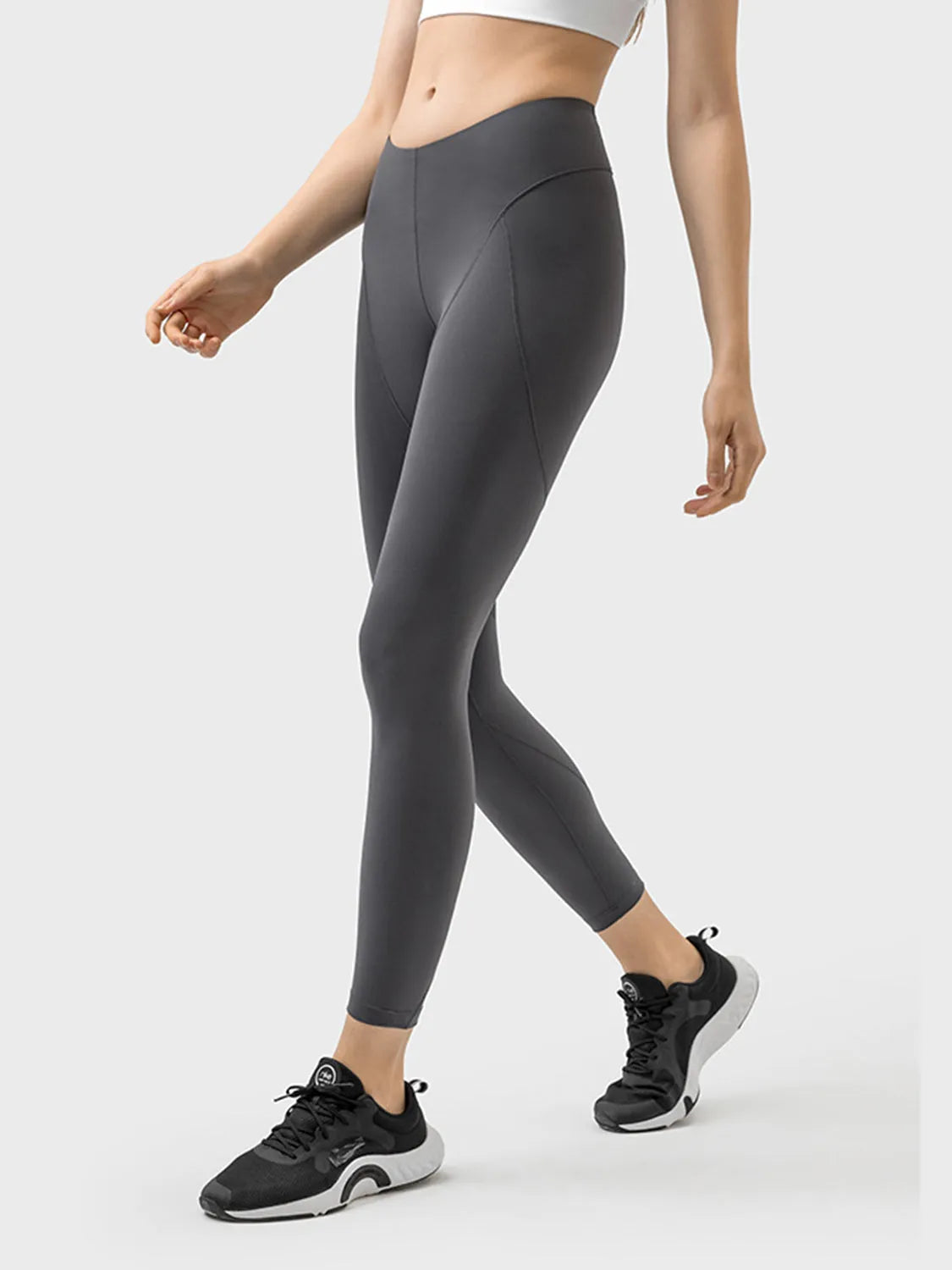 Millennia Mid-Rise Waist Active Pants - Wellen Fashion