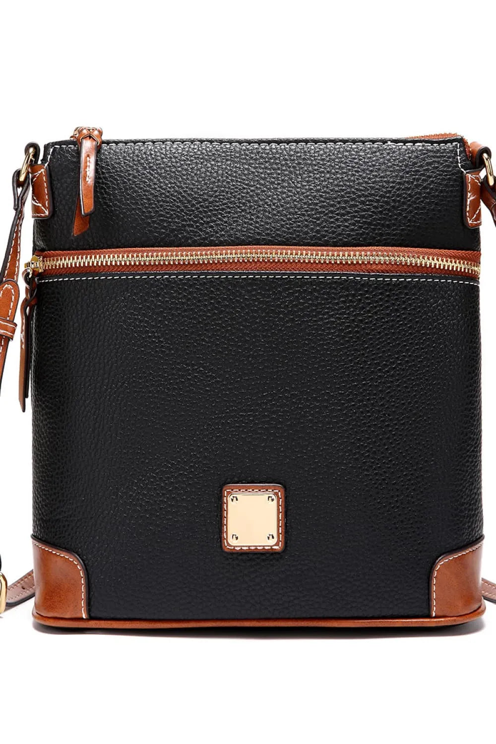 PU Leather Crossbody Bag - Wellen Fashion