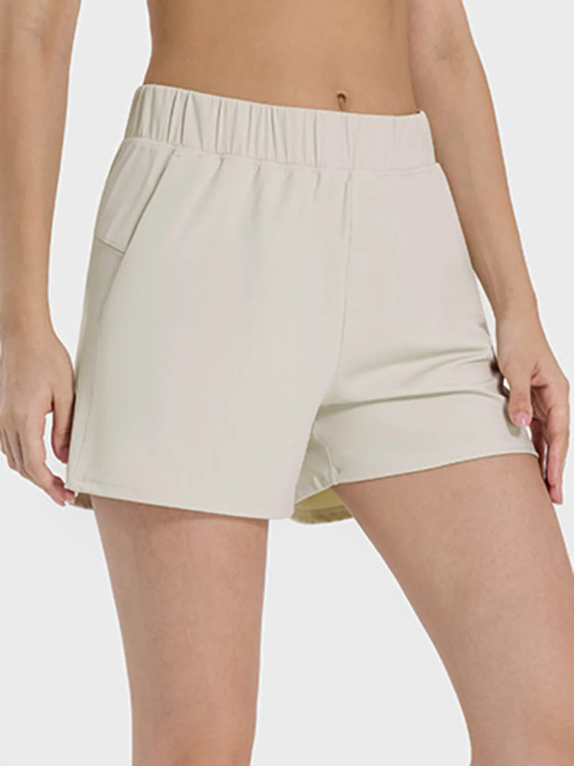 Millennia Elastic Waist Active Shorts - Wellen Fashion