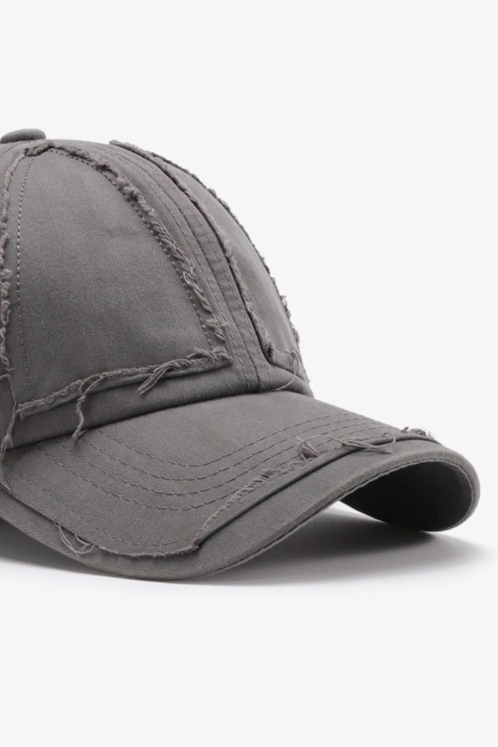 Distressed Adjustable Baseball Cap - Wellen Fashion