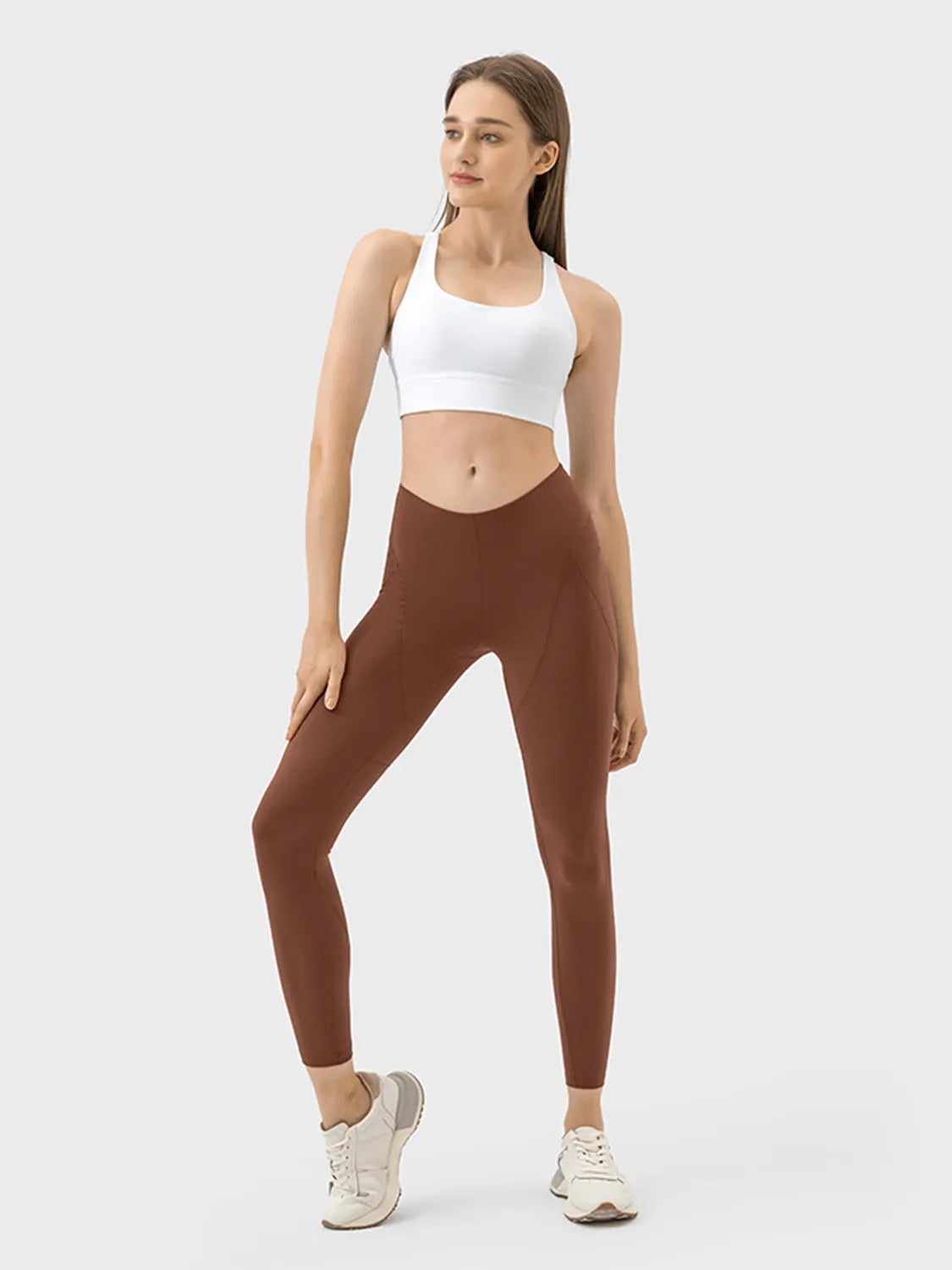 Millennia Mid-Rise Waist Active Pants - Wellen Fashion