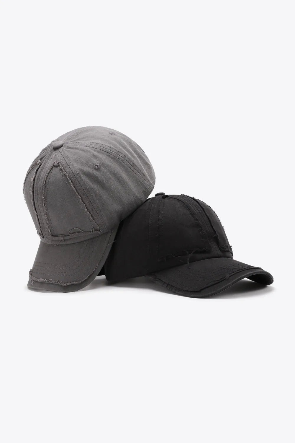 Distressed Adjustable Baseball Cap - Wellen Fashion