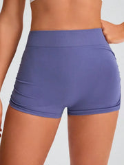 Elastic Waist Active Shorts - Wellen Fashion