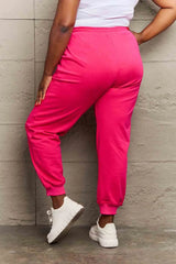 Simply Love Full Size PINK Graphic Sweatpants - Wellen Fashion