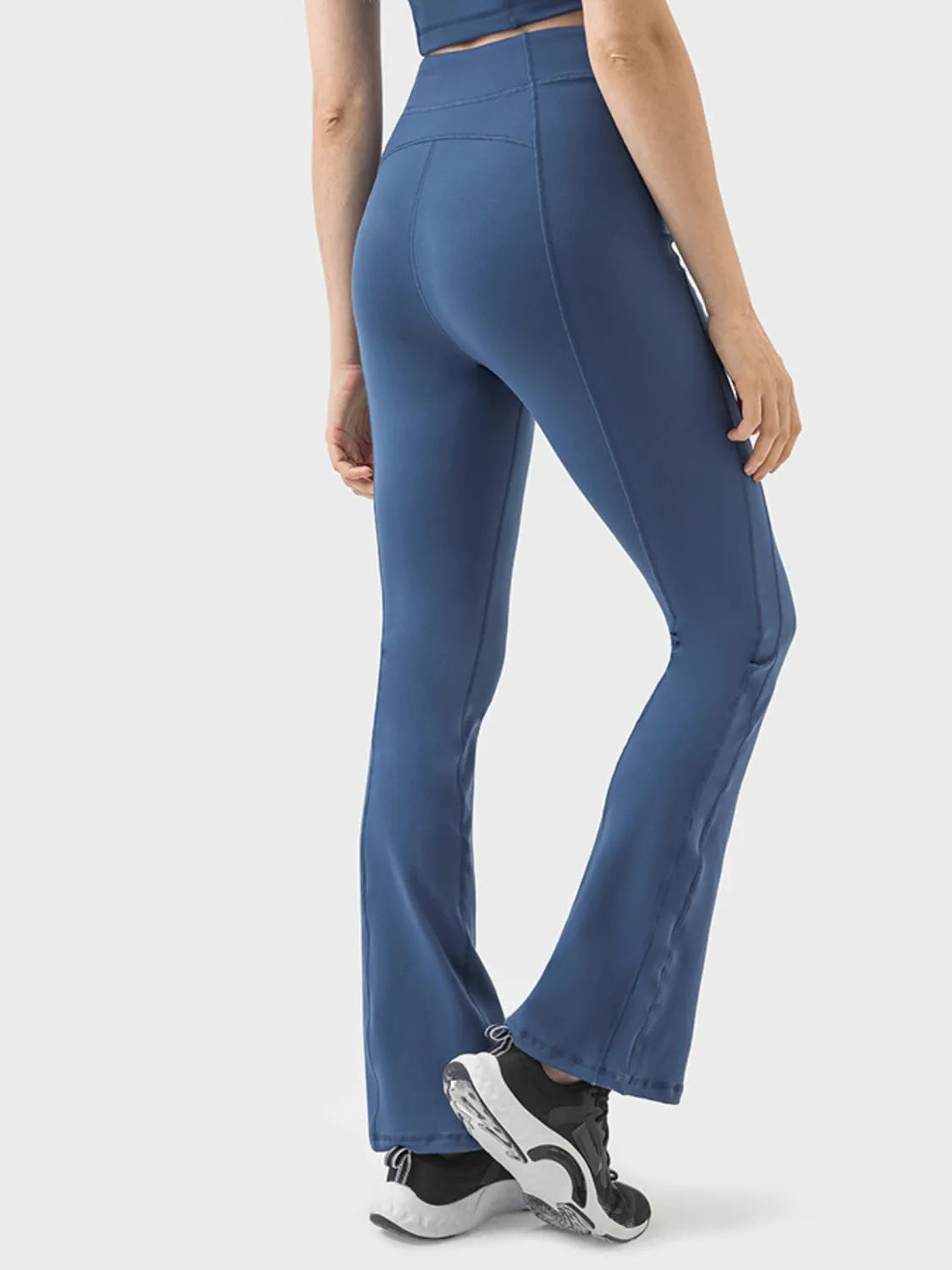 Millennia Zipper Detail High Waist Active Pants - Wellen Fashion