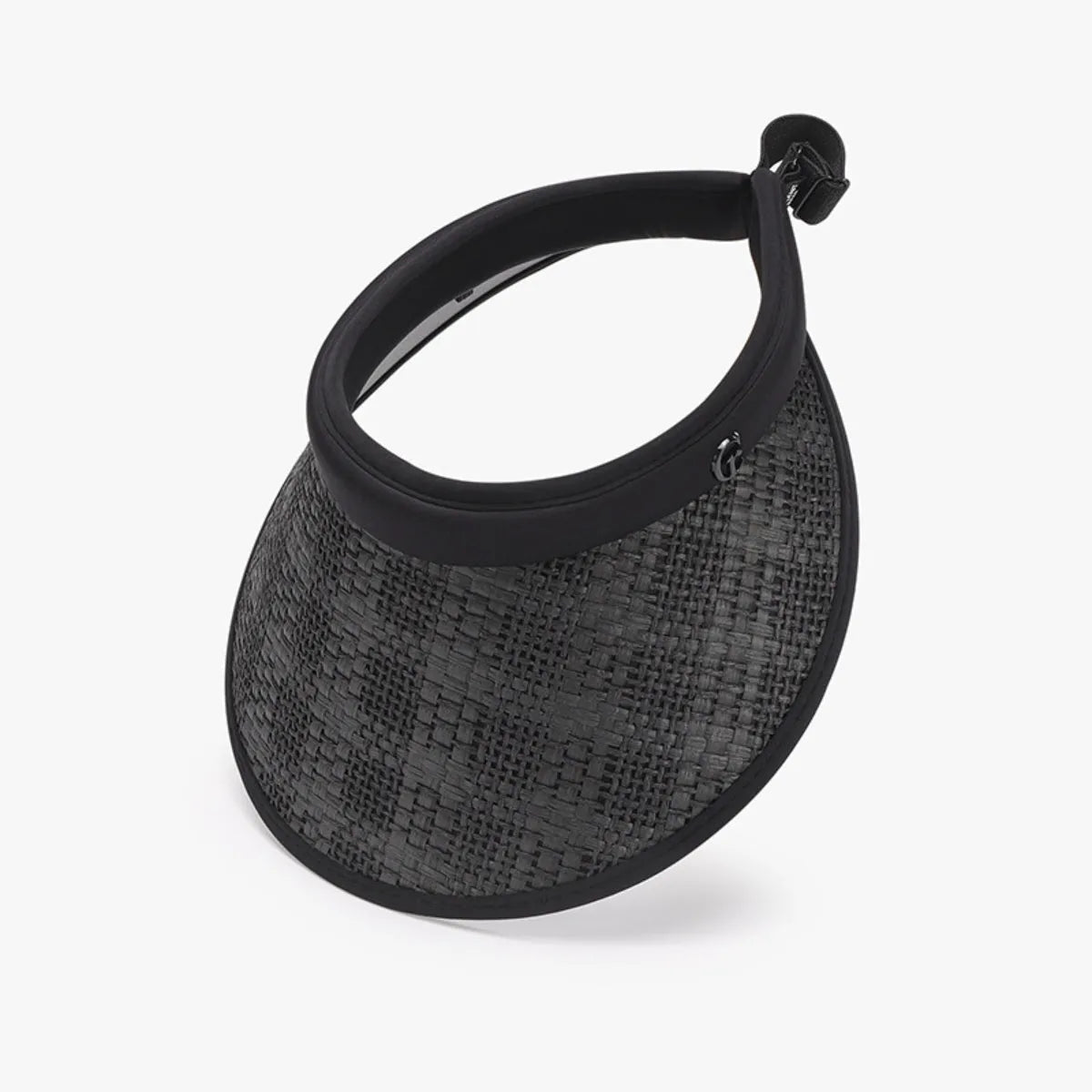 Solid Adjustable Weave Visor - Wellen Fashion