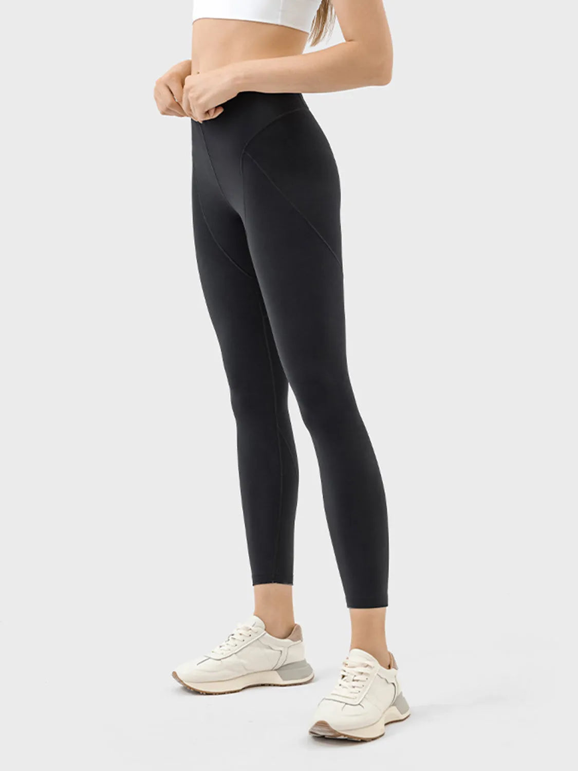 Millennia Mid-Rise Waist Active Pants - Wellen Fashion