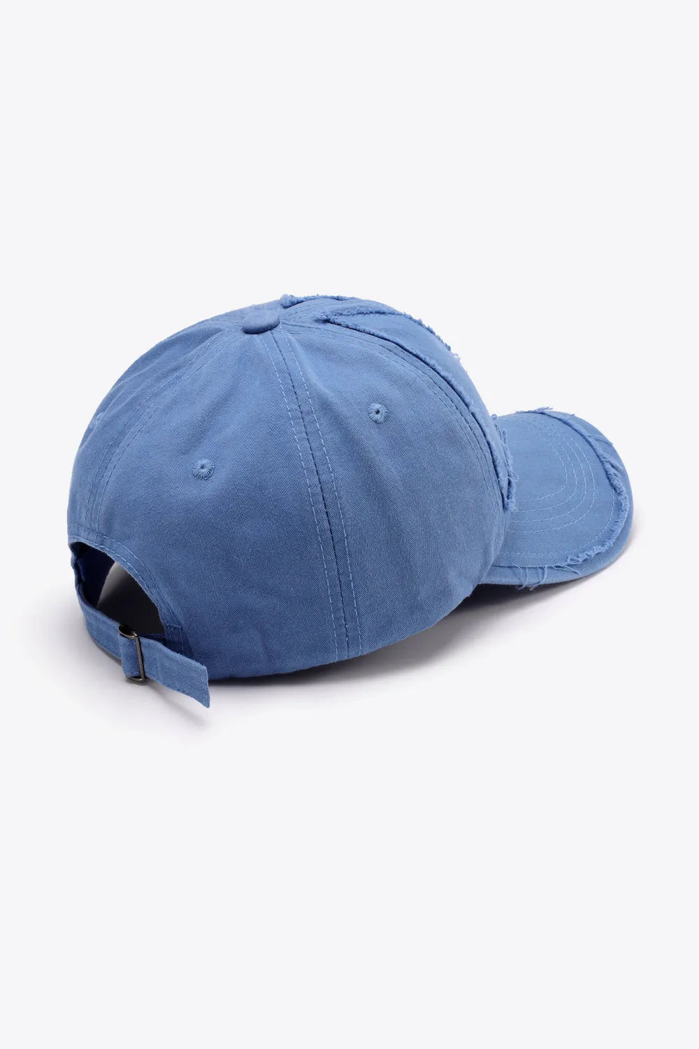 Distressed Adjustable Baseball Cap - Wellen Fashion