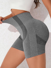 High Waist Active Shorts - Wellen Fashion