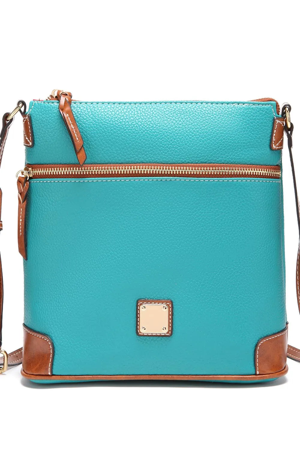 PU Leather Crossbody Bag - Wellen Fashion