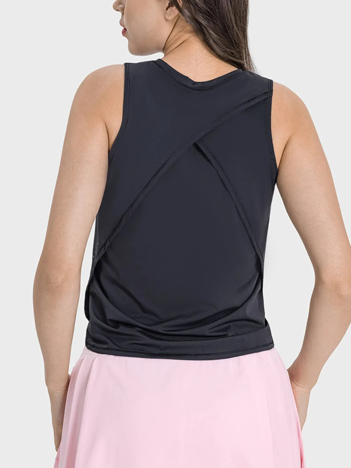 Millennia Round Neck Active Tank - Wellen Fashion