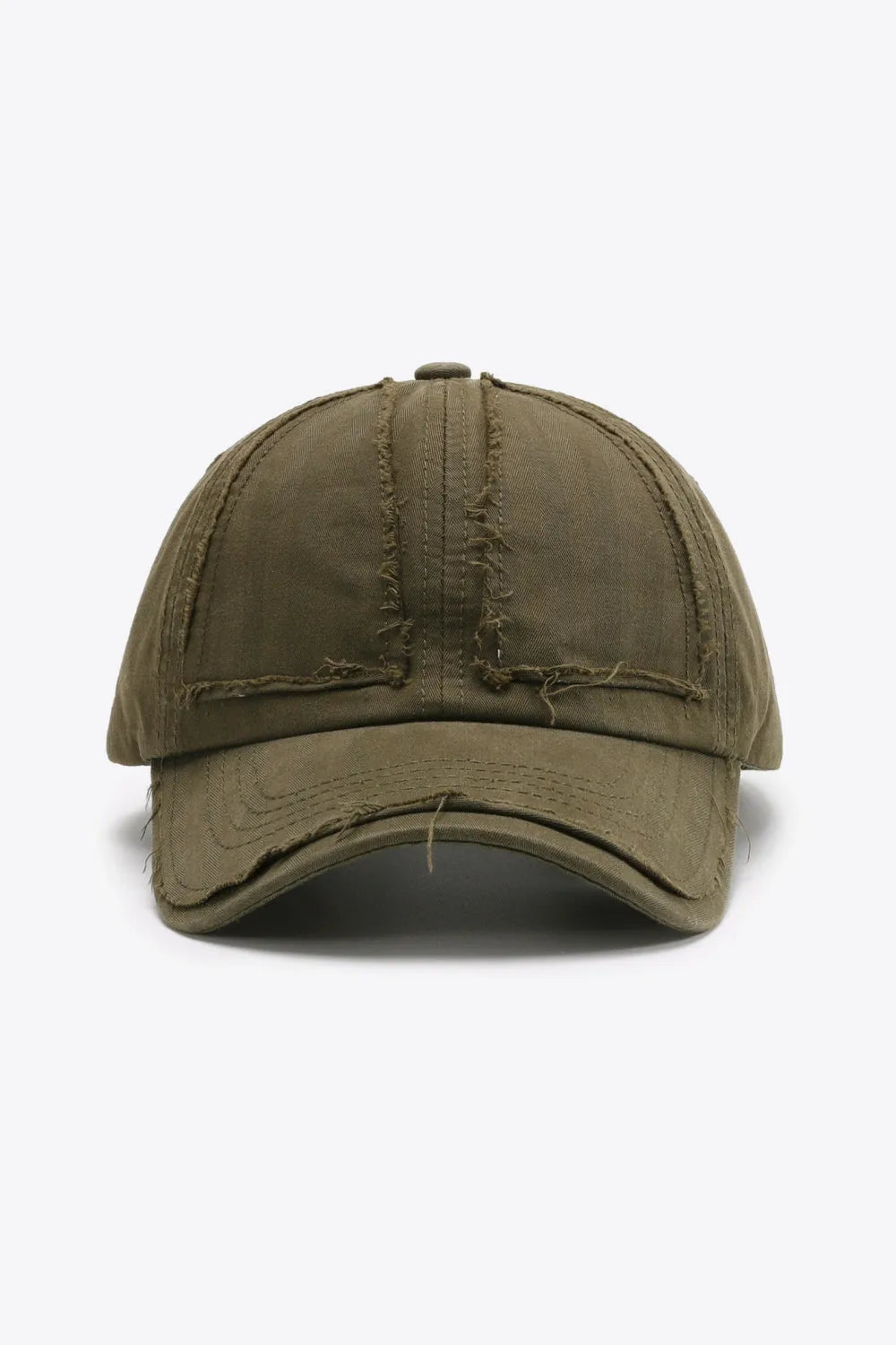 Distressed Adjustable Baseball Cap - Wellen Fashion