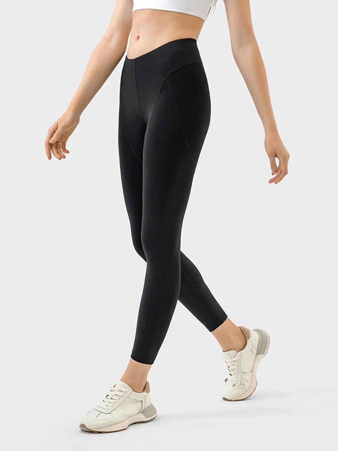 Millennia Mid-Rise Waist Active Pants - Wellen Fashion