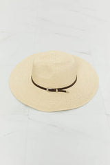 Fame Boho Summer Straw Fedora Hat - Wellen Fashion