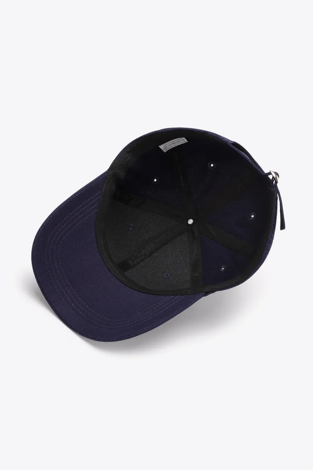 Plain Adjustable Cotton Baseball Cap - Wellen Fashion