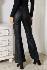 Kancan Slit Flare Leg Pants - Wellen Fashion