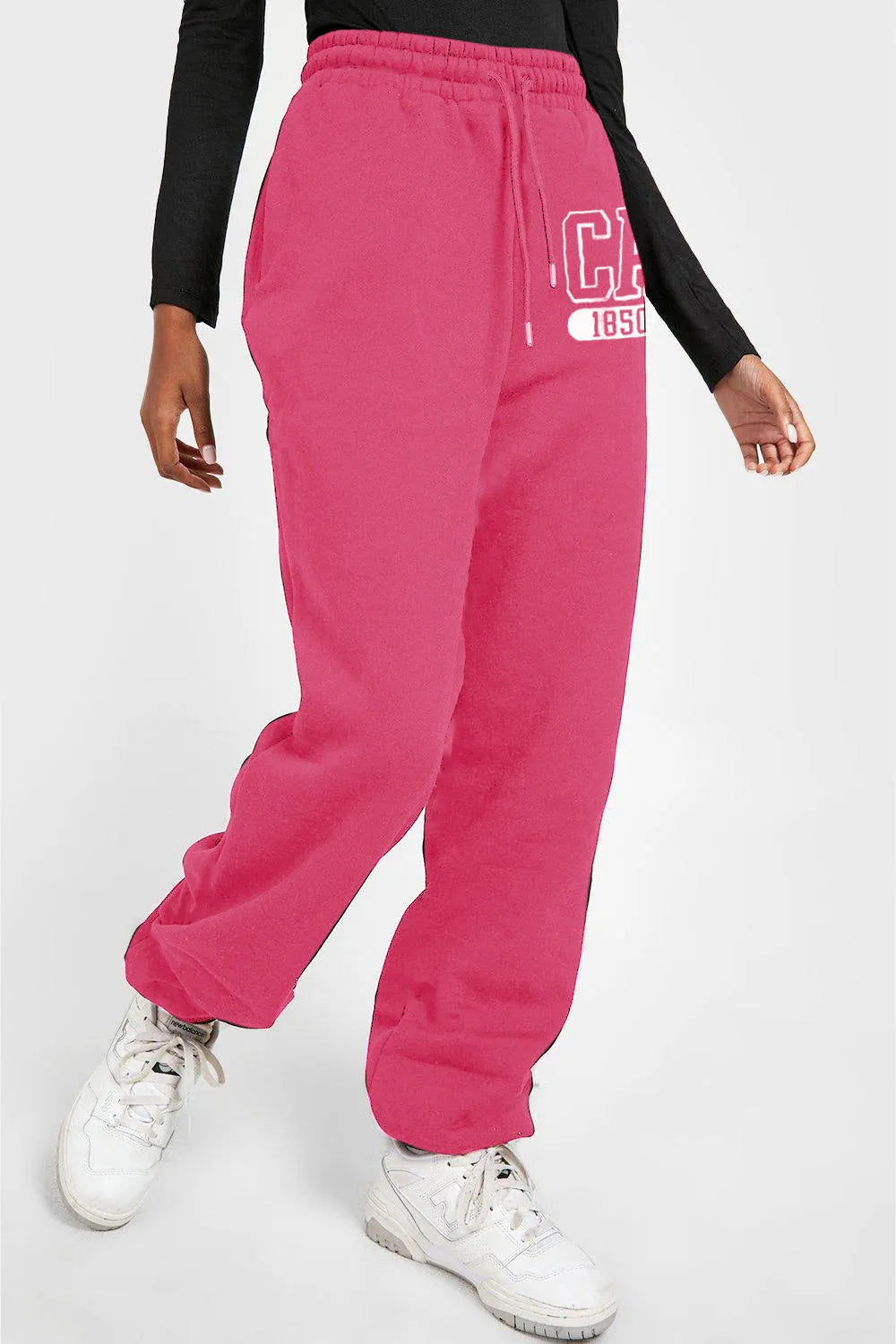 Simply Love Simply Love Full Size CA 1850 Graphic Joggers - Wellen Fashion