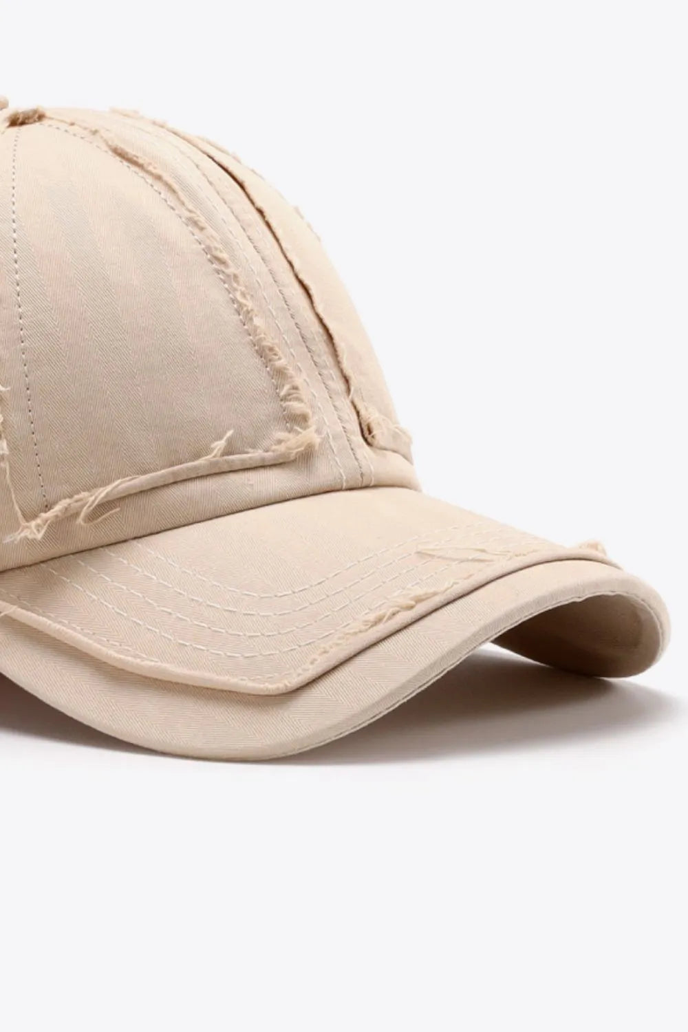 Distressed Adjustable Baseball Cap - Wellen Fashion