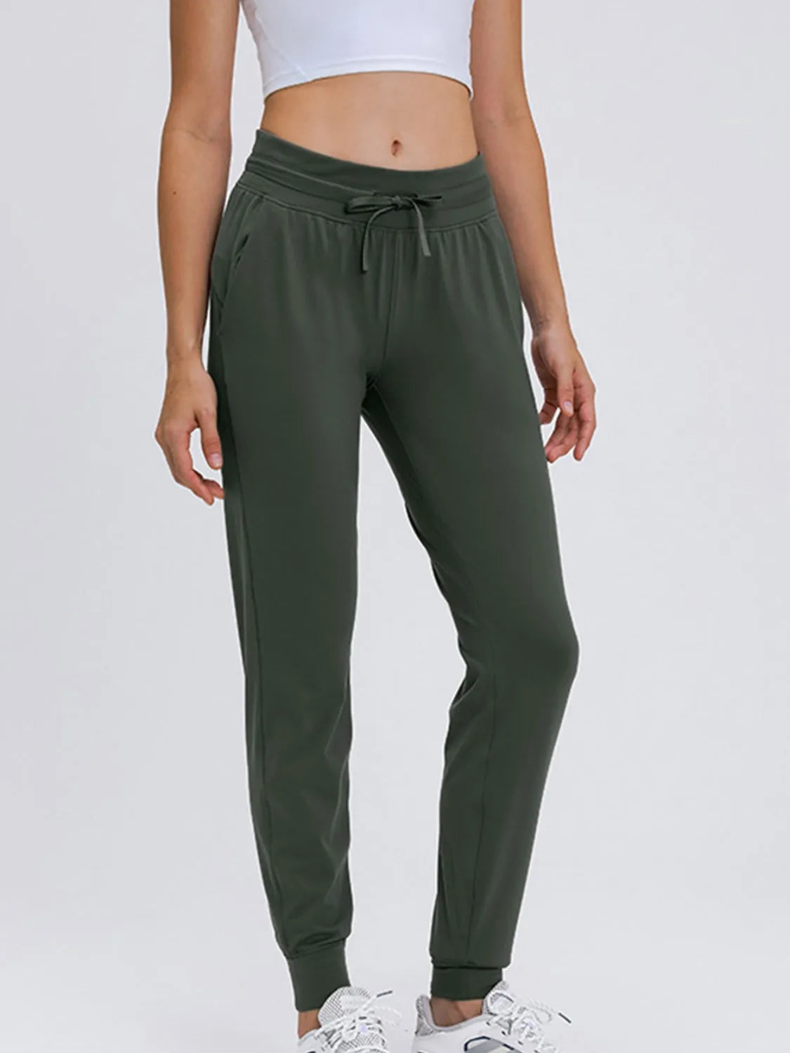 Millennia Double Take Tied Joggers with Pockets - Wellen Fashion