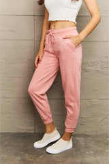 Ninexis Full Size Tie Waist Long Sweatpants - Wellen Fashion