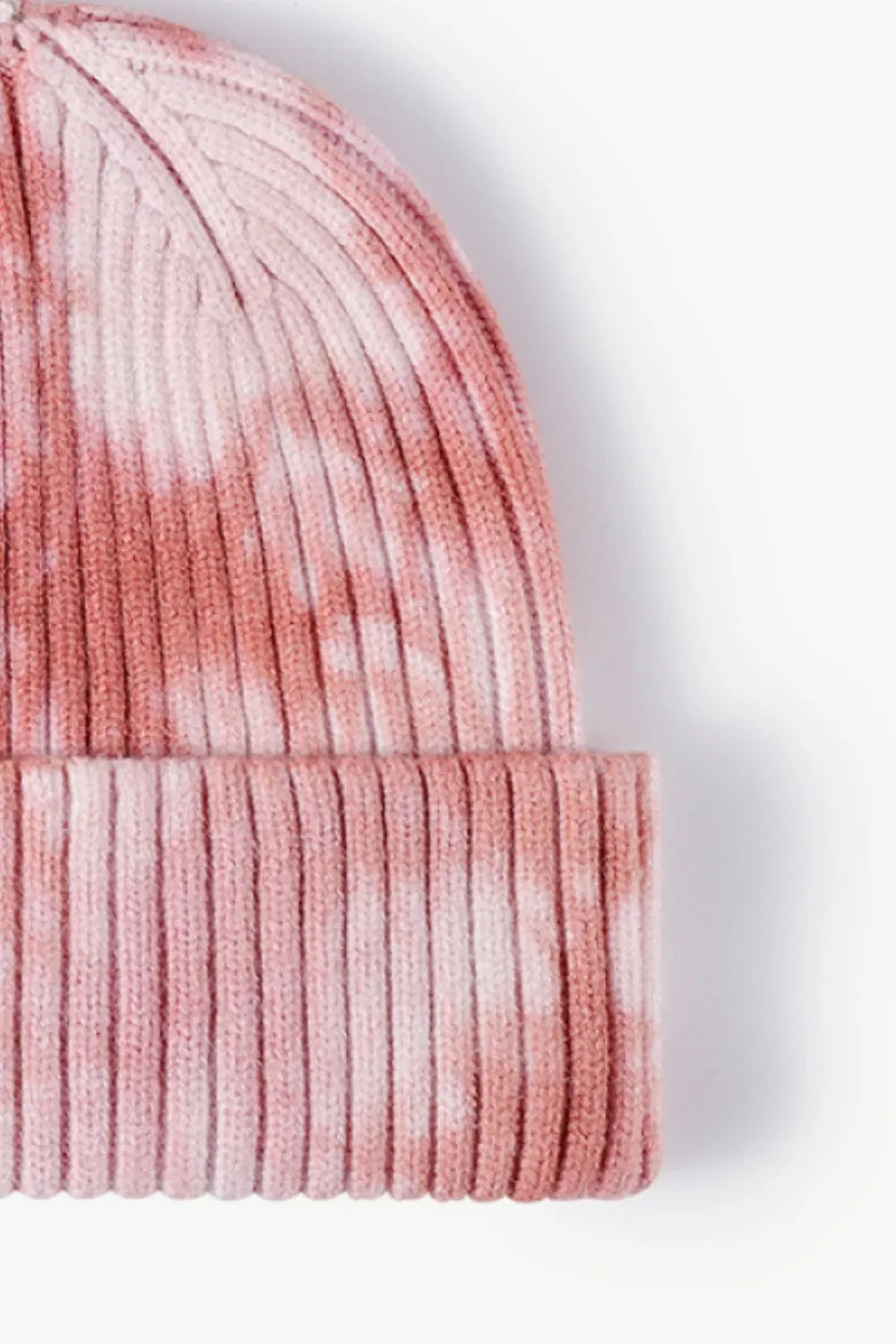 Tie-Dye Ribbed Cuffed Beanie - Wellen Fashion