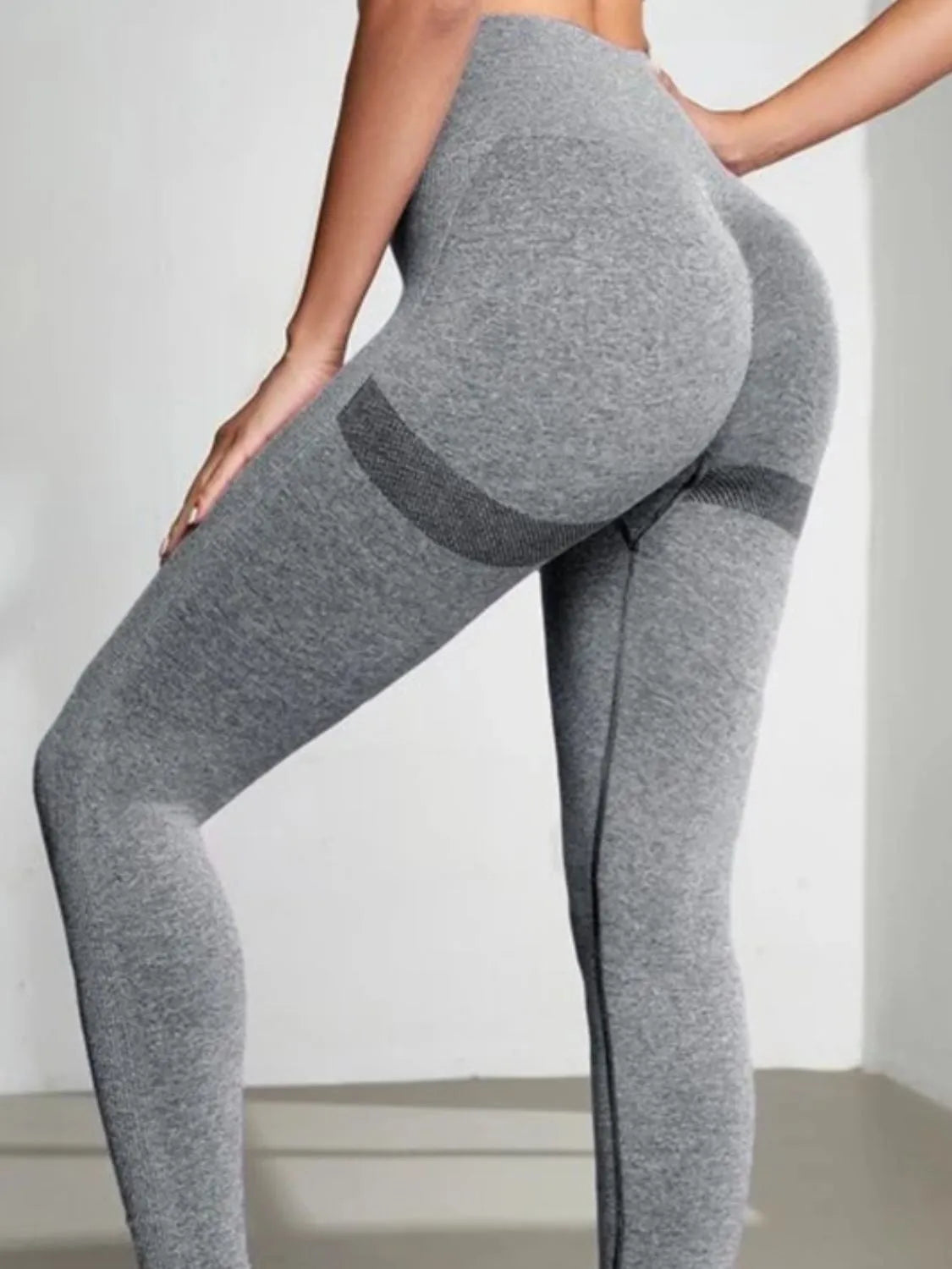 High Waist Active Leggings - Wellen Fashion