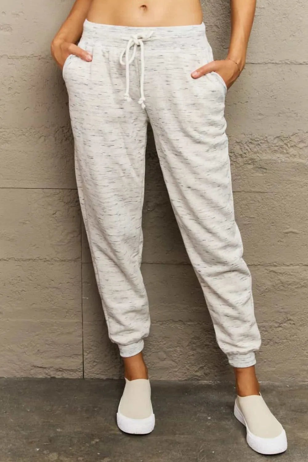 Ninexis Full Size Tie Waist Long Sweatpants - Wellen Fashion