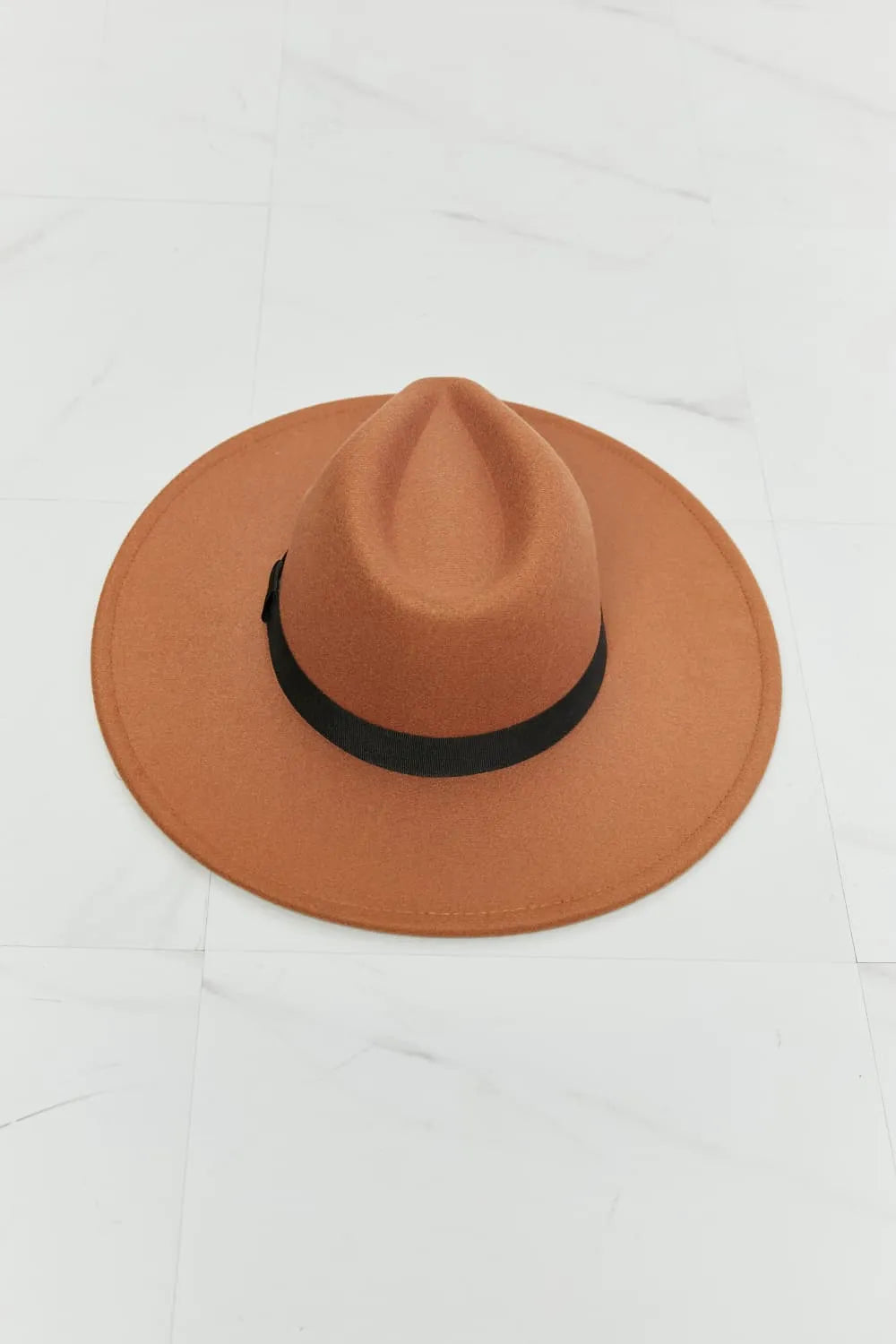 Fame Enjoy The Simple Things Fedora Hat - Wellen Fashion