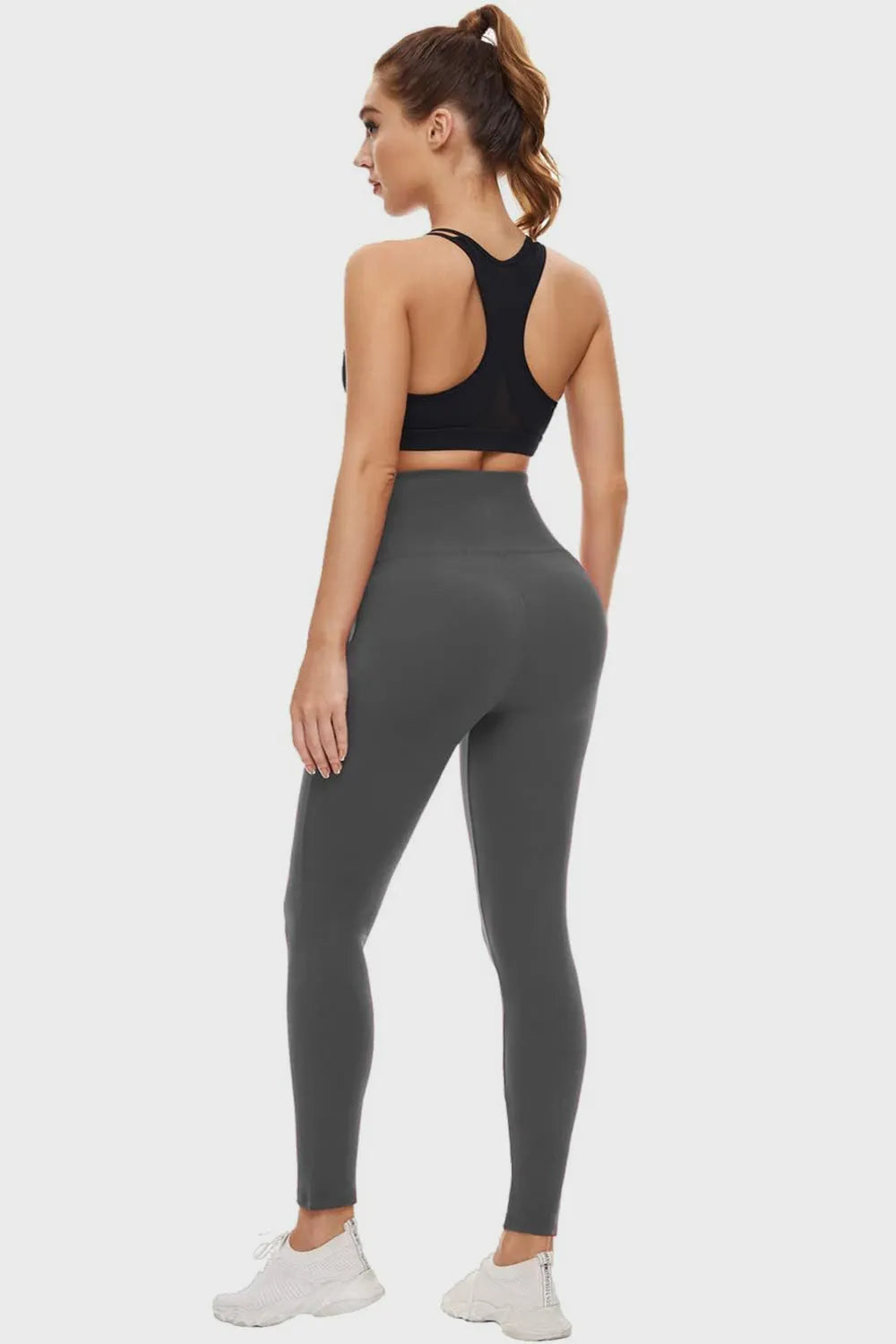 Pocketed High Waist Active Leggings - Wellen Fashion