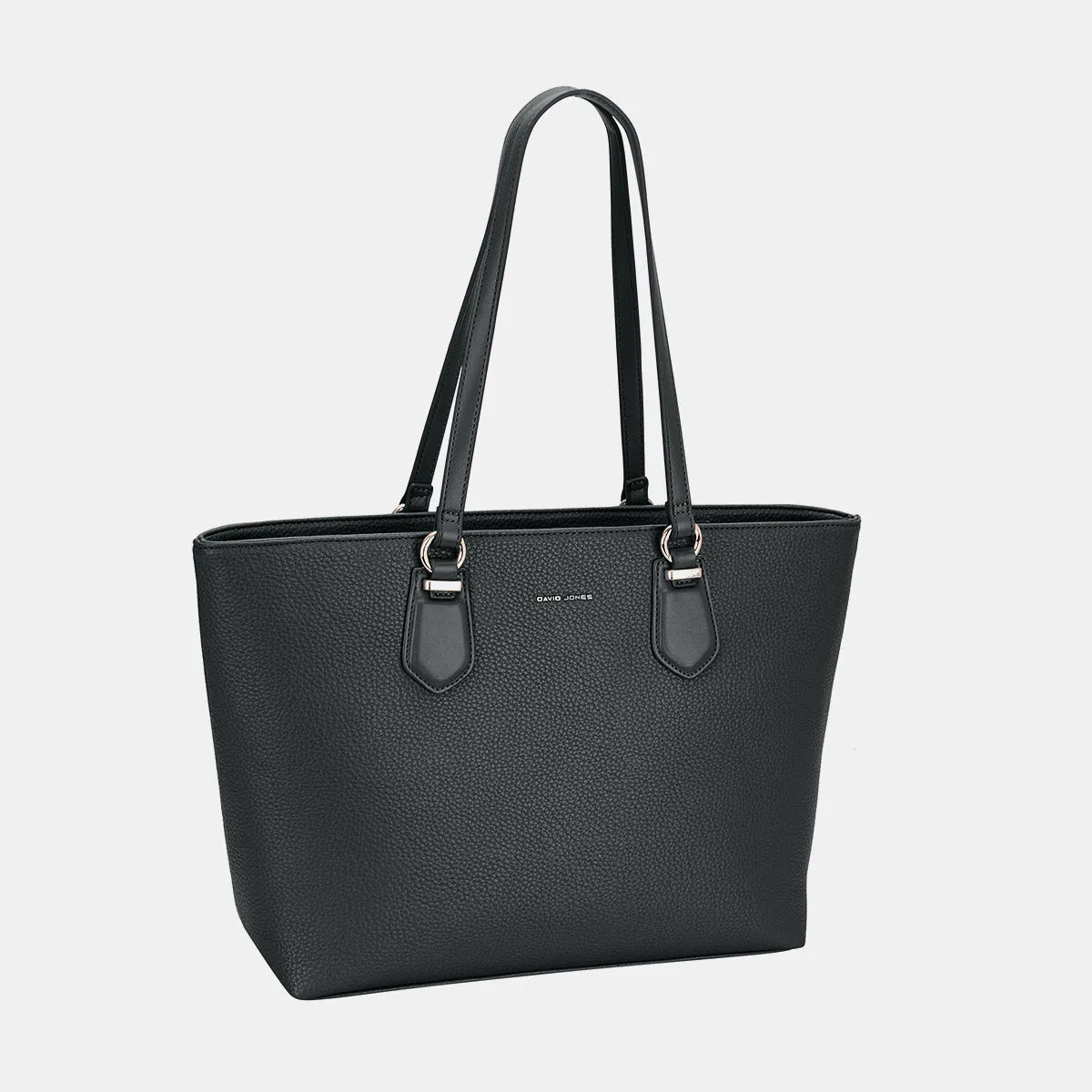 David Jones PU Leather Tote Bag - Wellen Fashion