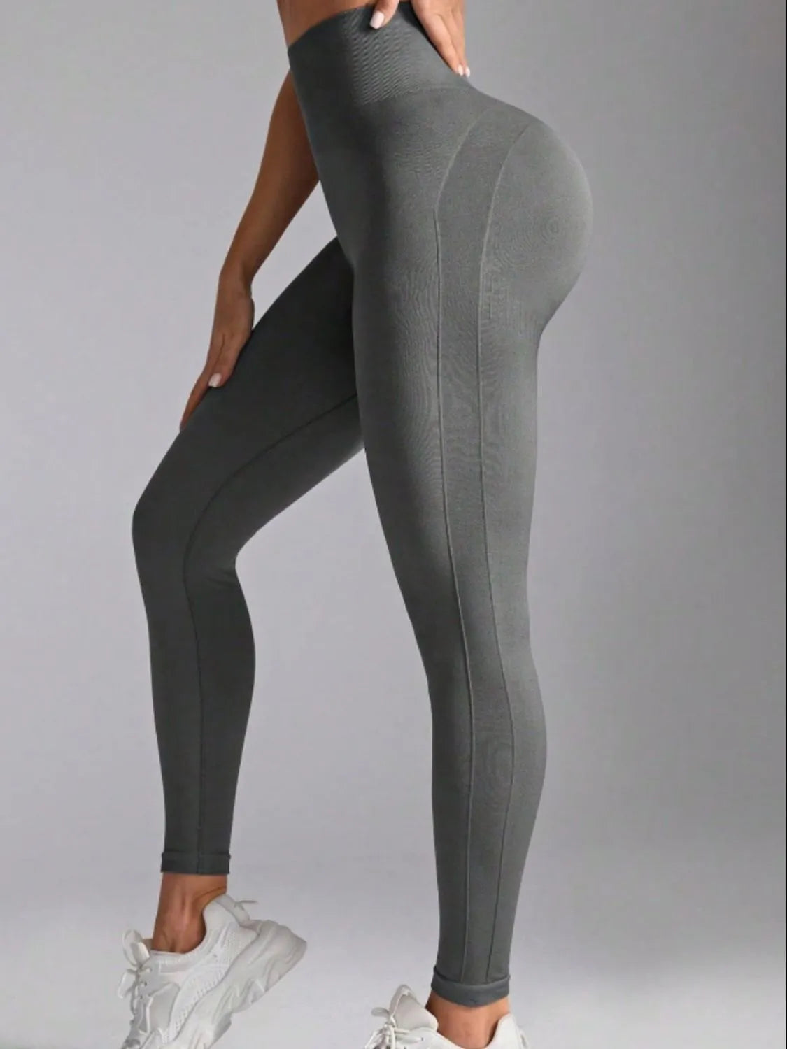 High Waist Active Leggings - Wellen Fashion