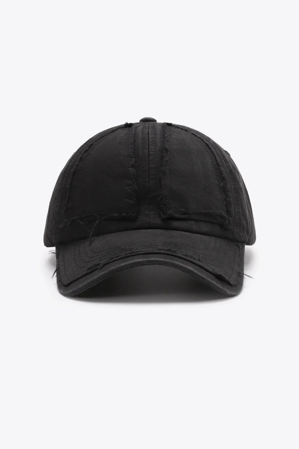 Distressed Adjustable Baseball Cap - Wellen Fashion