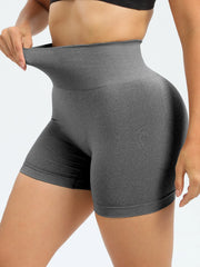 High Waist Active Shorts - Wellen Fashion