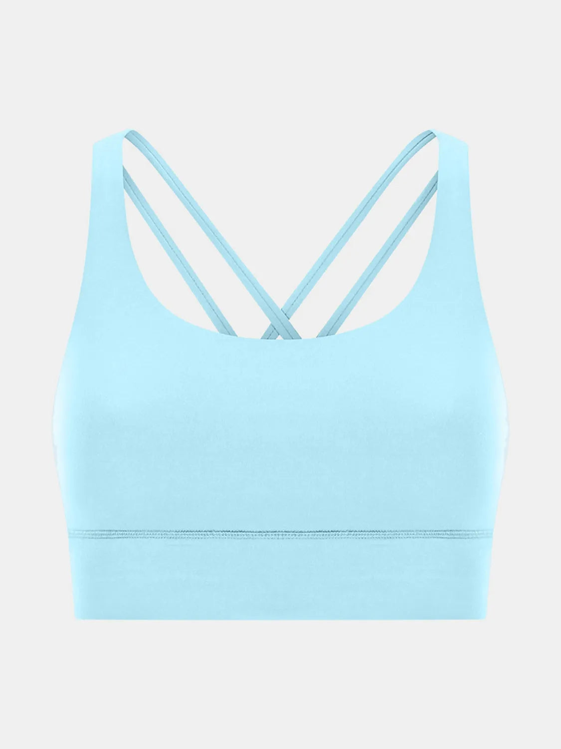 Millennia Crisscross Scoop Neck Active Tank - Wellen Fashion