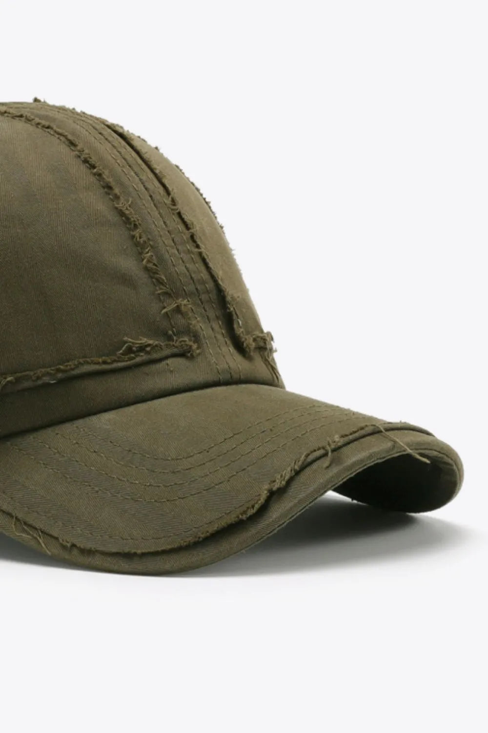 Distressed Adjustable Baseball Cap - Wellen Fashion