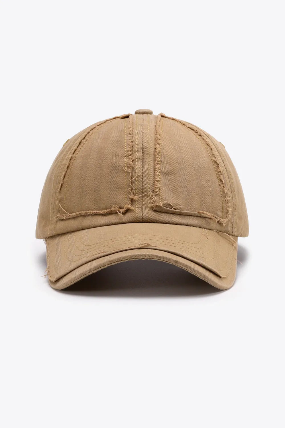 Distressed Adjustable Baseball Cap - Wellen Fashion