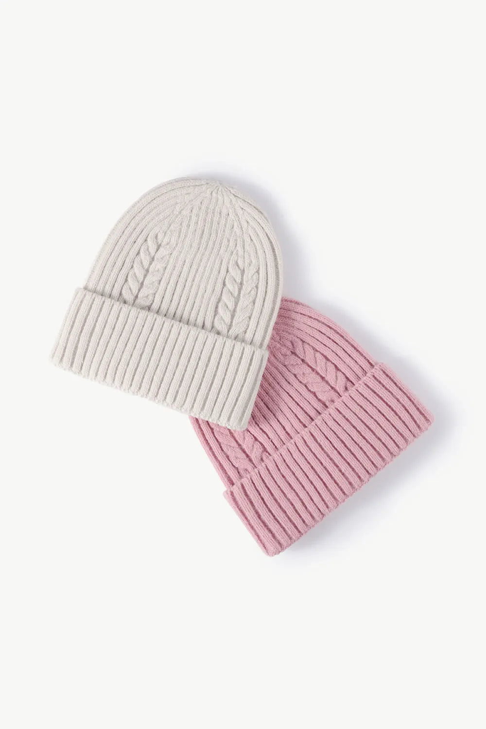 Cable-Knit Cuff Beanie - Wellen Fashion