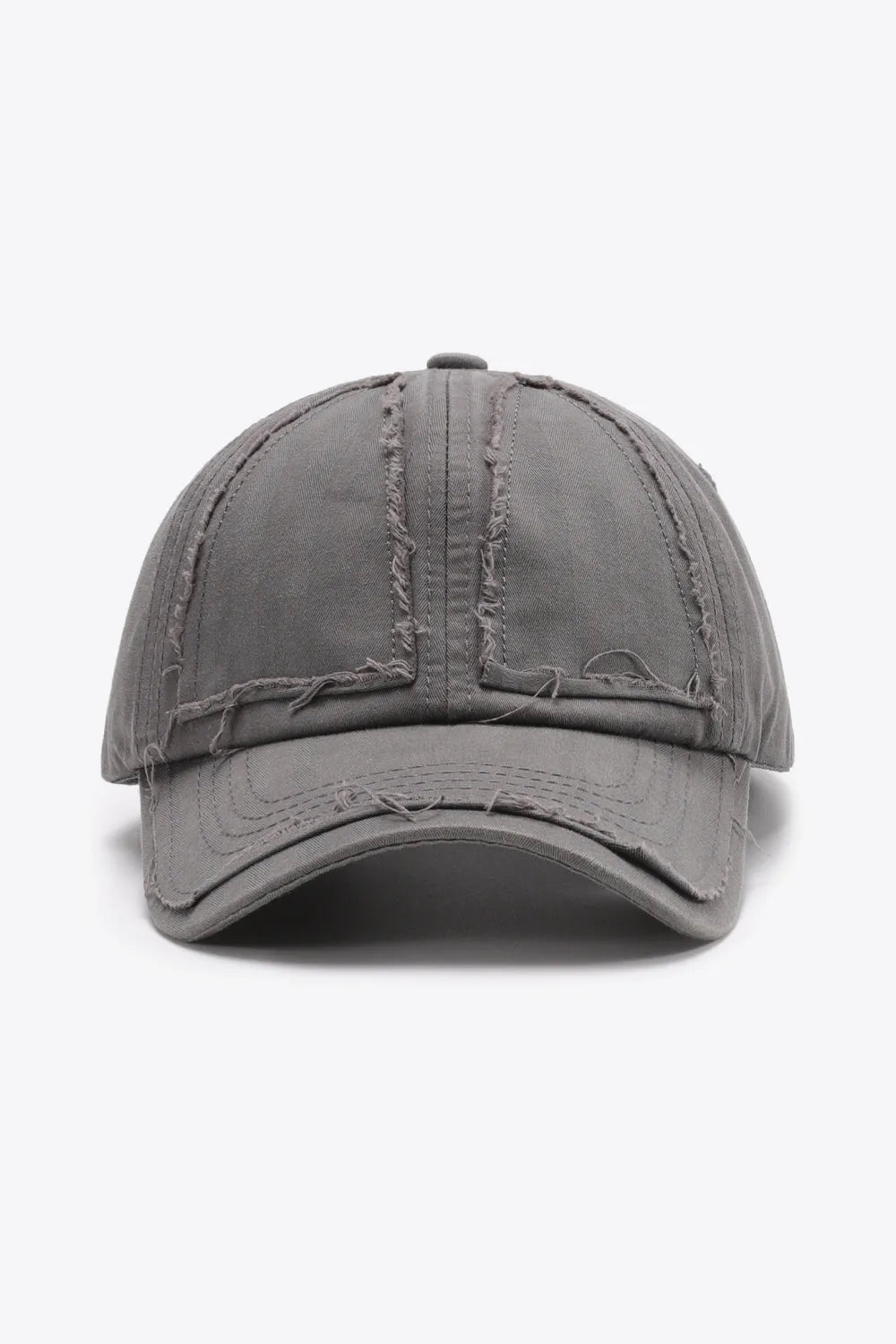 Distressed Adjustable Baseball Cap - Wellen Fashion