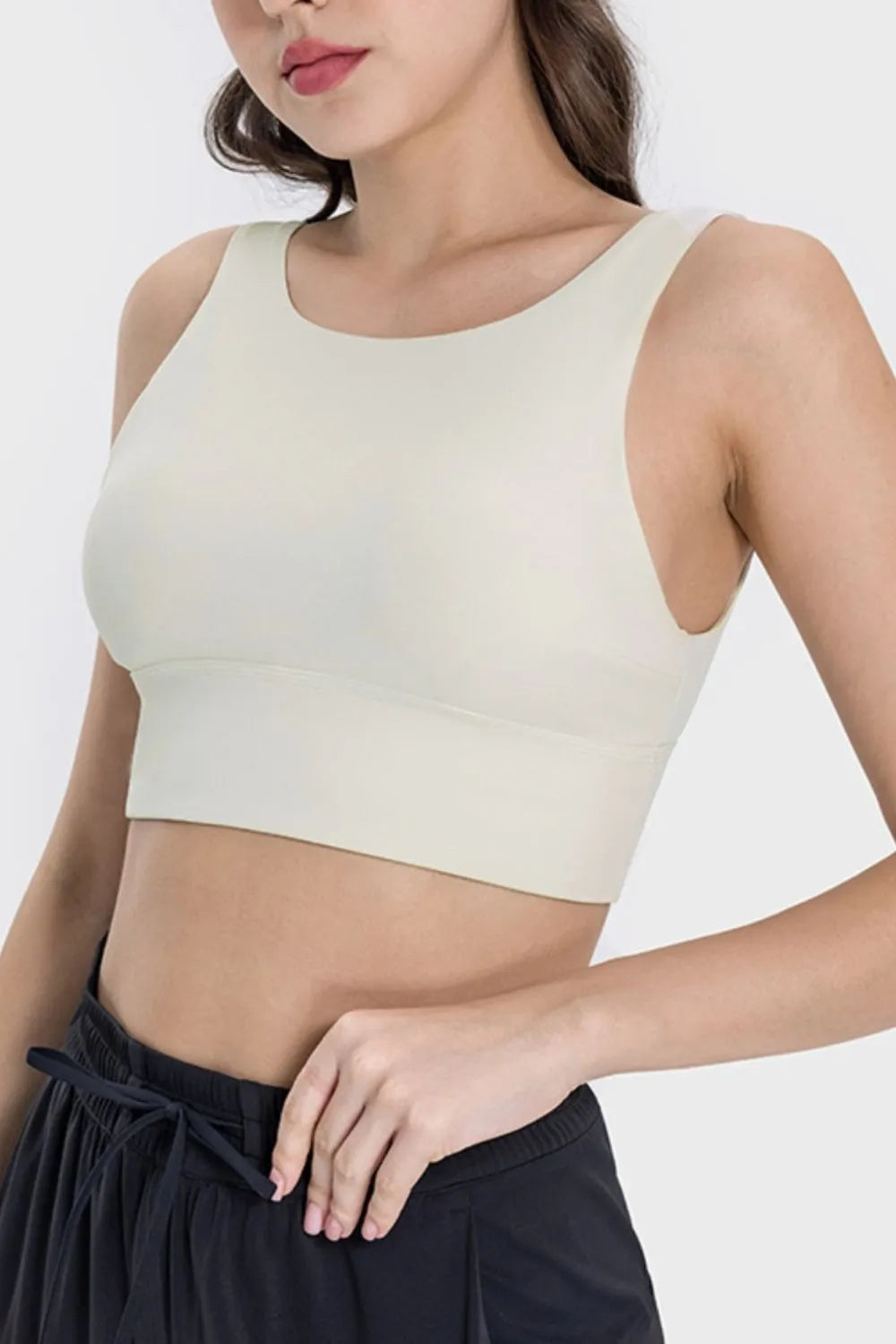 Millennia Backless Wide Strap Active Bra - Wellen Fashion