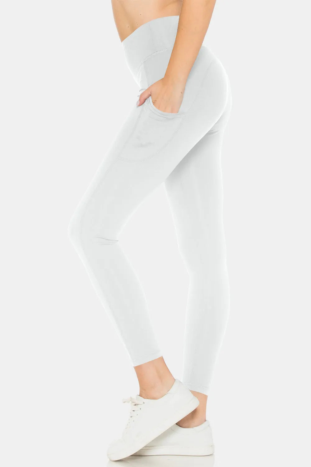 Leggings Depot High Waist Leggings with Pockets - Wellen Fashion