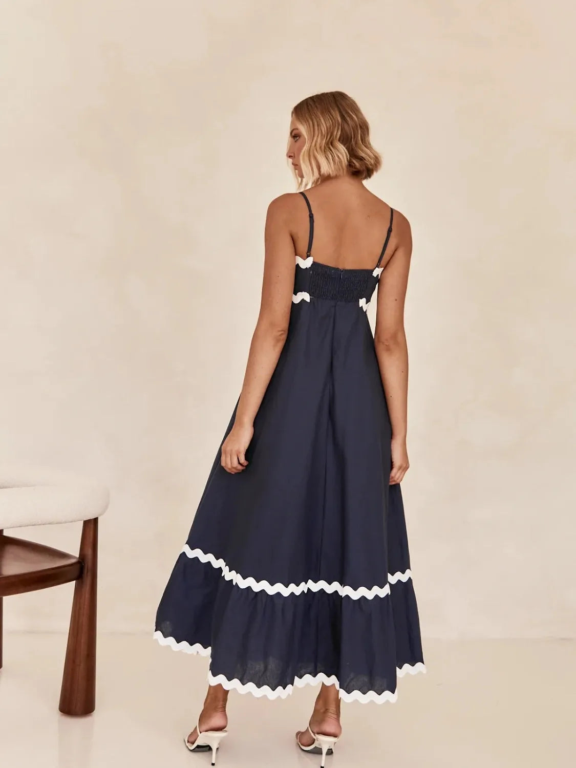 Spaghetti Strap Maxi Dress - Wellen Fashion