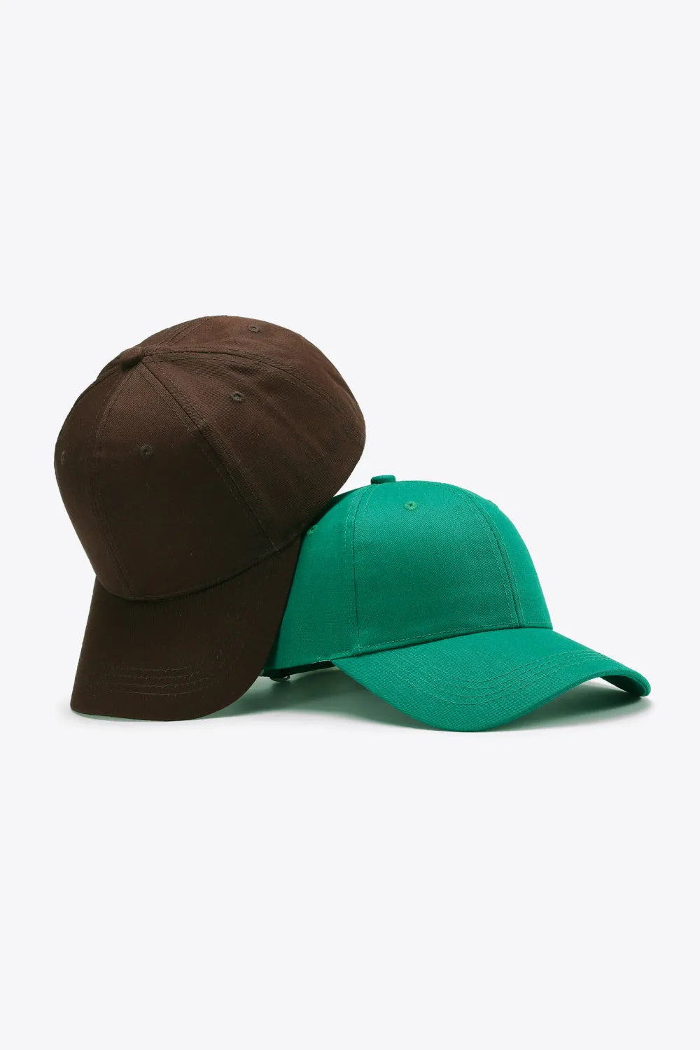 Plain Adjustable Cotton Baseball Cap - Wellen Fashion