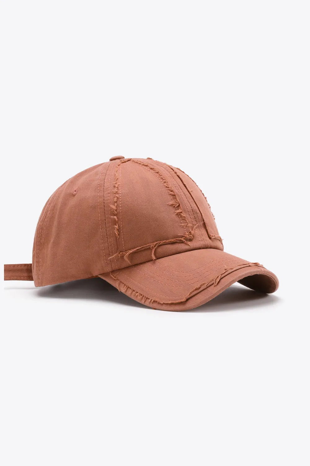 Distressed Adjustable Baseball Cap - Wellen Fashion