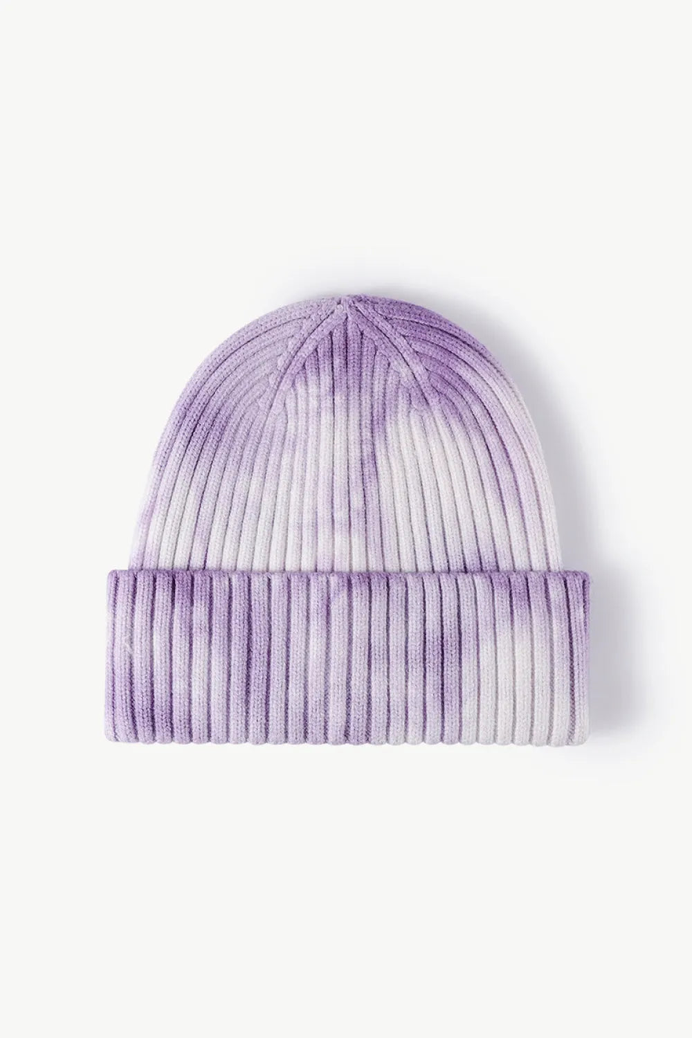 Tie-Dye Ribbed Cuffed Beanie - Wellen Fashion