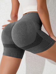 High Waist Active Shorts - Wellen Fashion