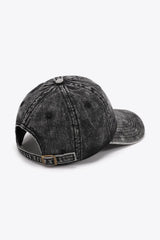 Plain Adjustable Baseball Cap - Wellen Fashion