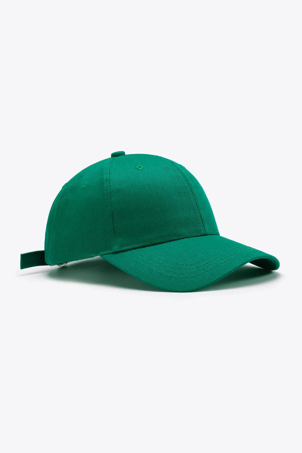 Plain Adjustable Cotton Baseball Cap - Wellen Fashion