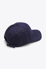 Plain Adjustable Cotton Baseball Cap - Wellen Fashion