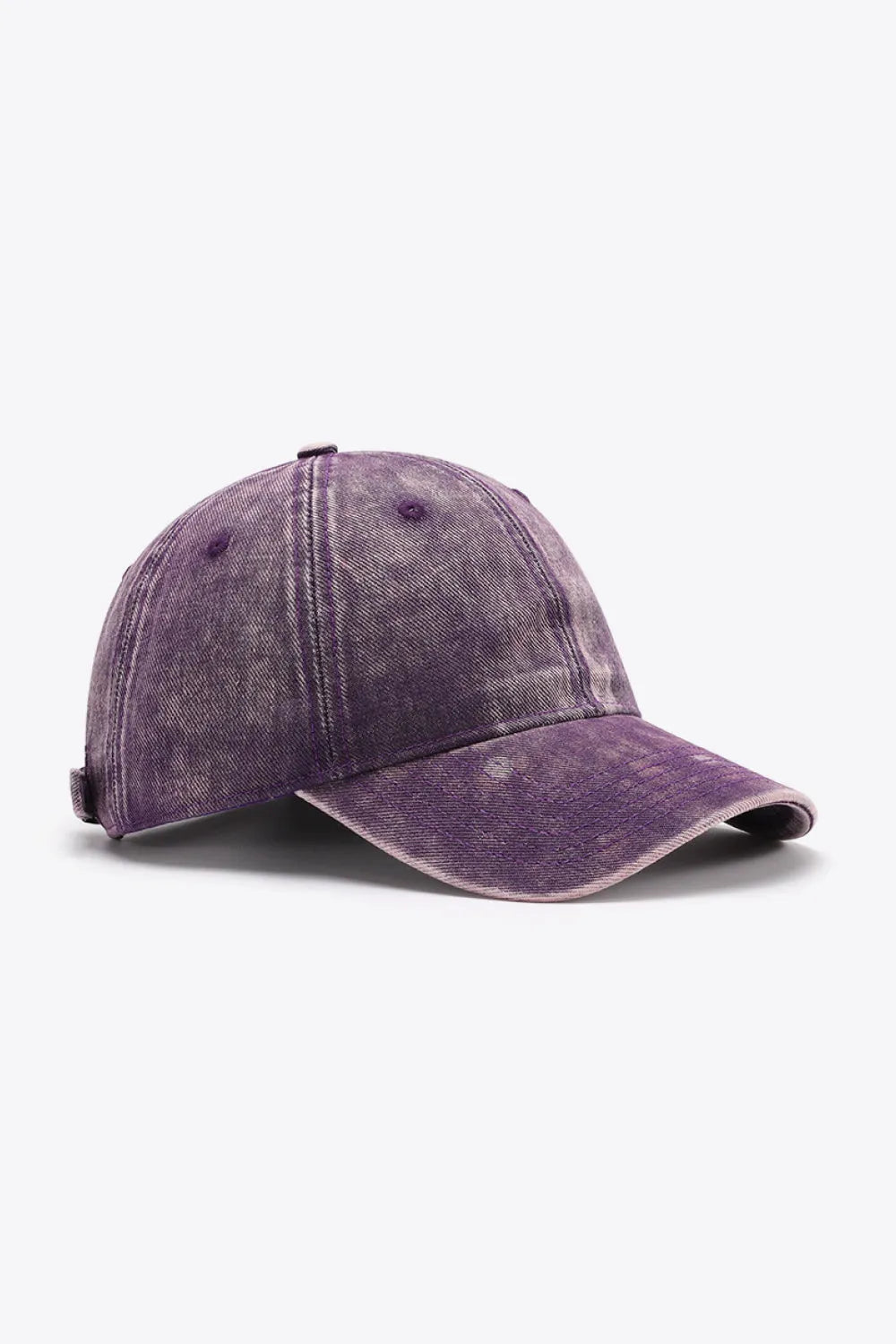 Plain Adjustable Baseball Cap - Wellen Fashion